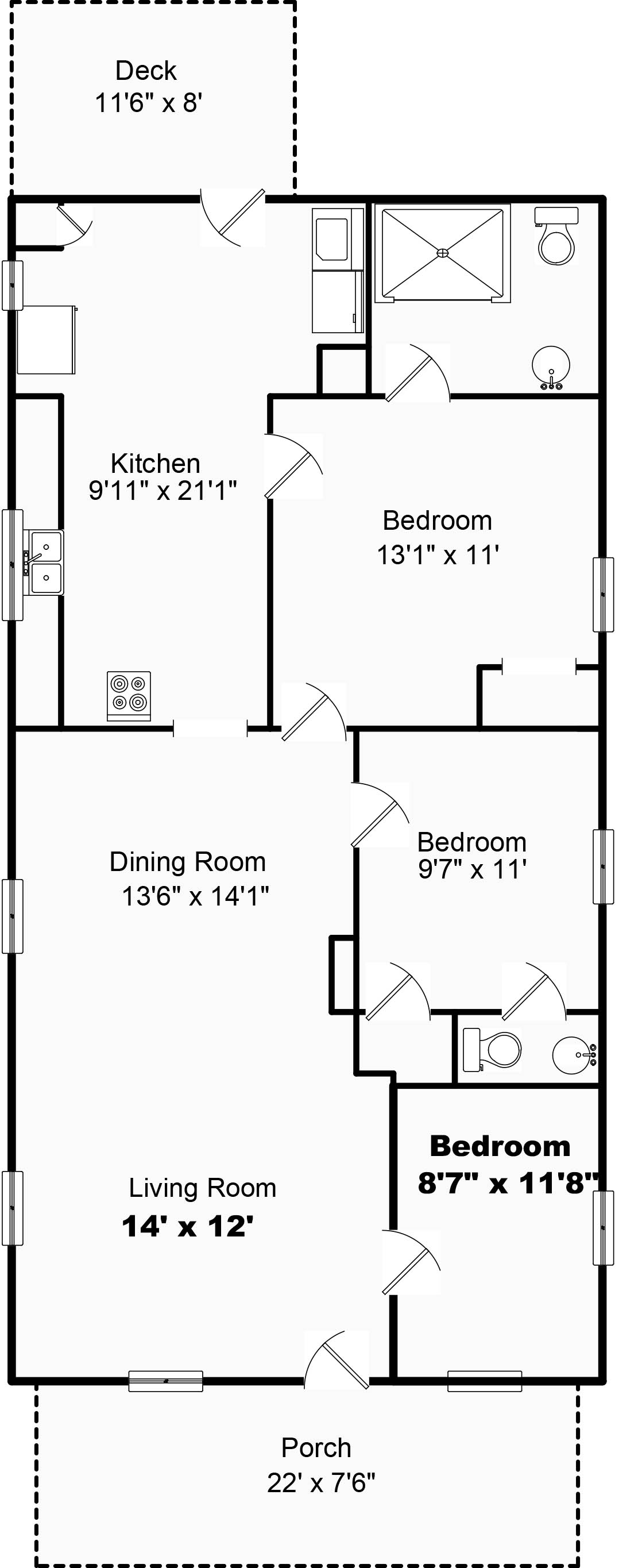 801 6th Street, Pana, IL Floorplan